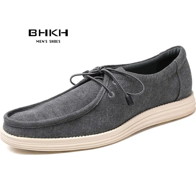 BHKH Men’s Suede Loafers – Comfortable Spring & Summer Casual Shoes