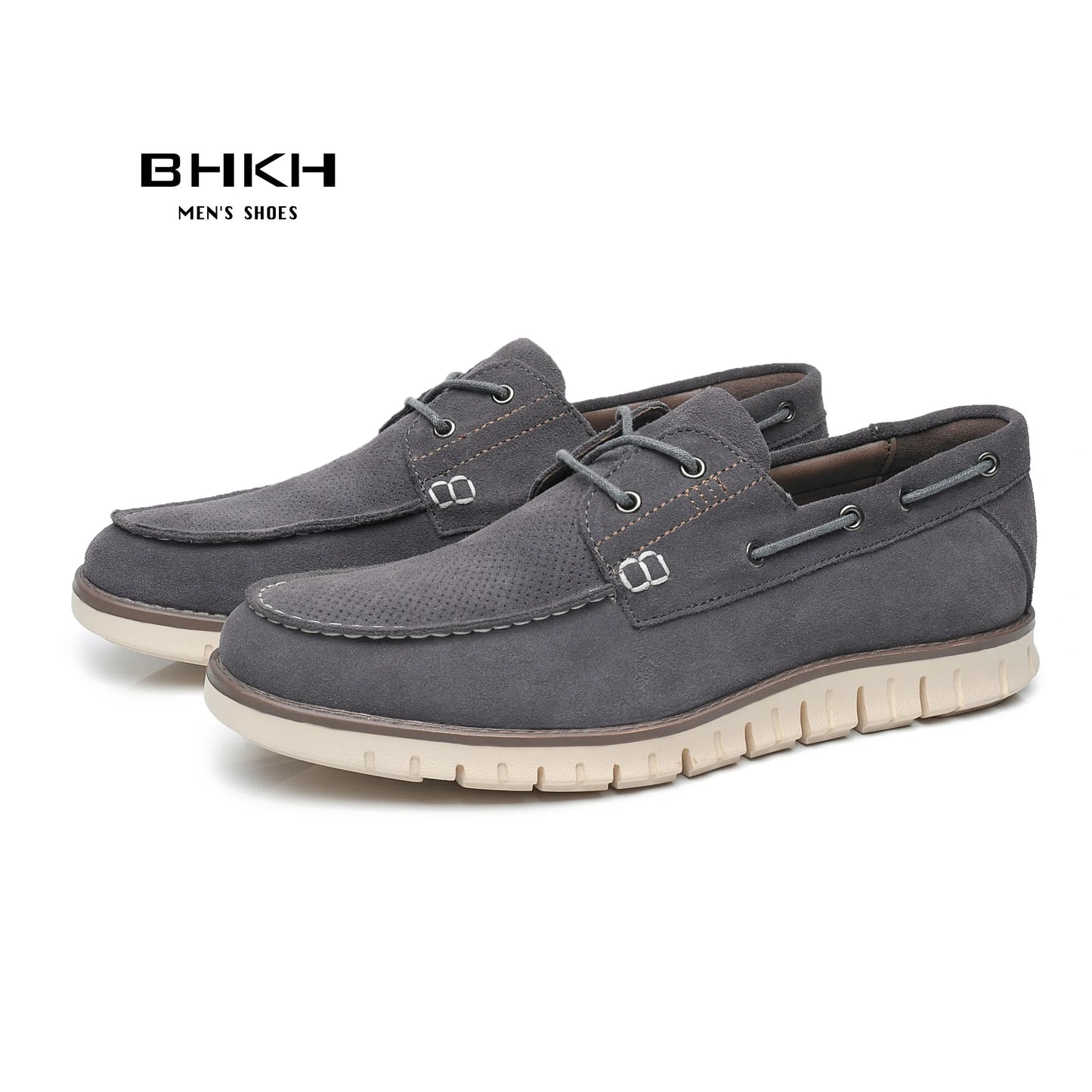 BHKH Men’s Leather Loafers – Smart-Casual Autumn Office Shoes