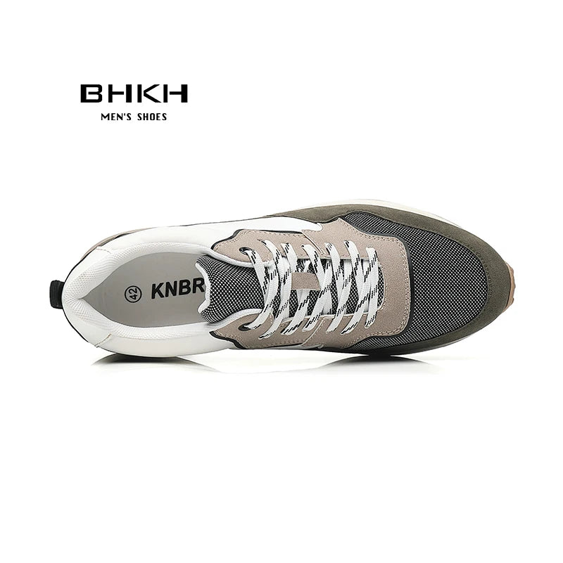 BHKH Men’s Casual Sneakers – Breathable for Walking