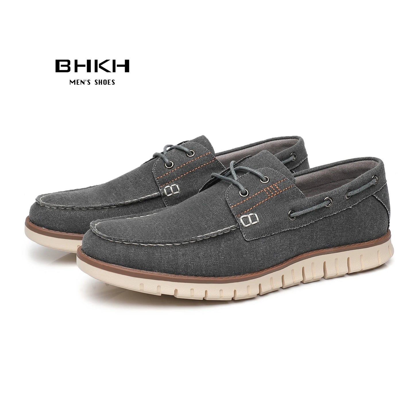 BHKH Men’s Canvas Loafers – Comfortable Smart-Casual Autumn Shoes
