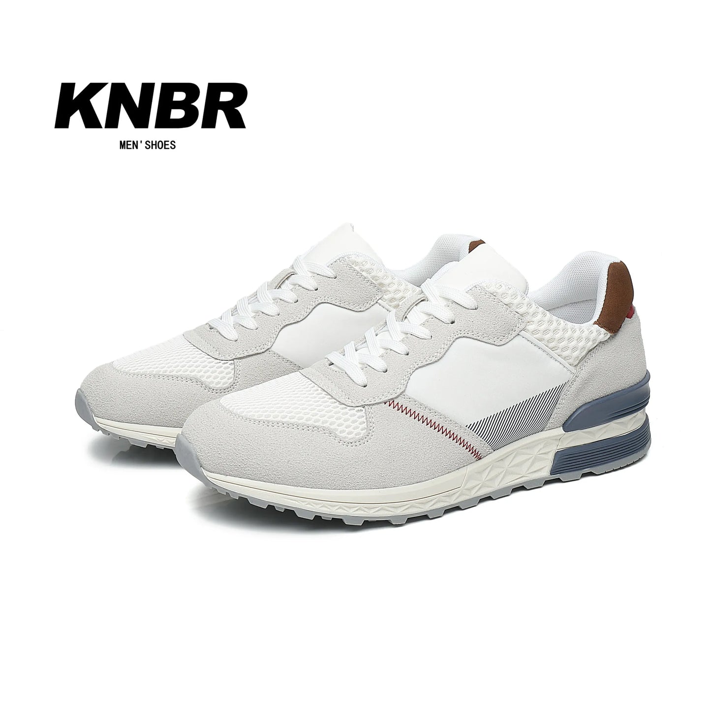 BHKH Men’s Leather Sneakers – Comfortable for Walking