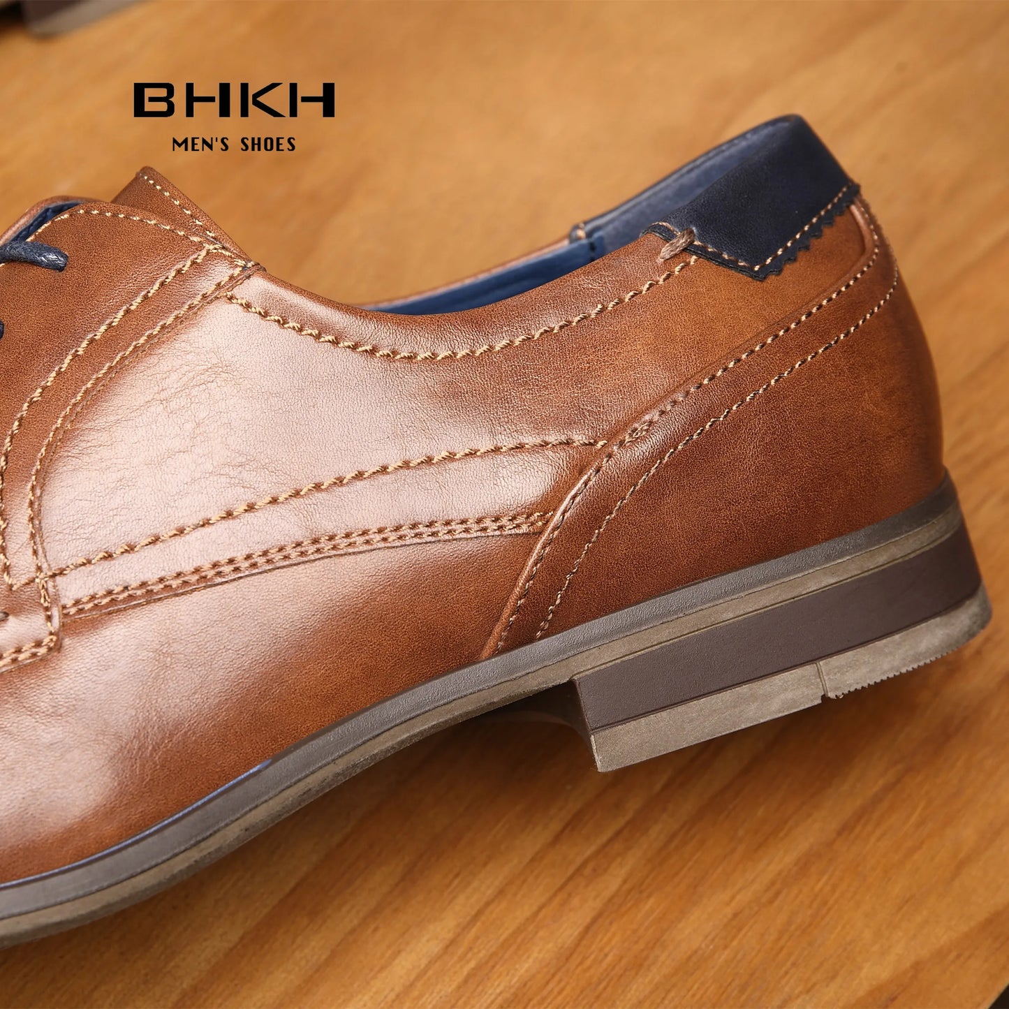 BHKH Men’s Casual Lace-Up Shoes – Classic Style for Everyday Wear