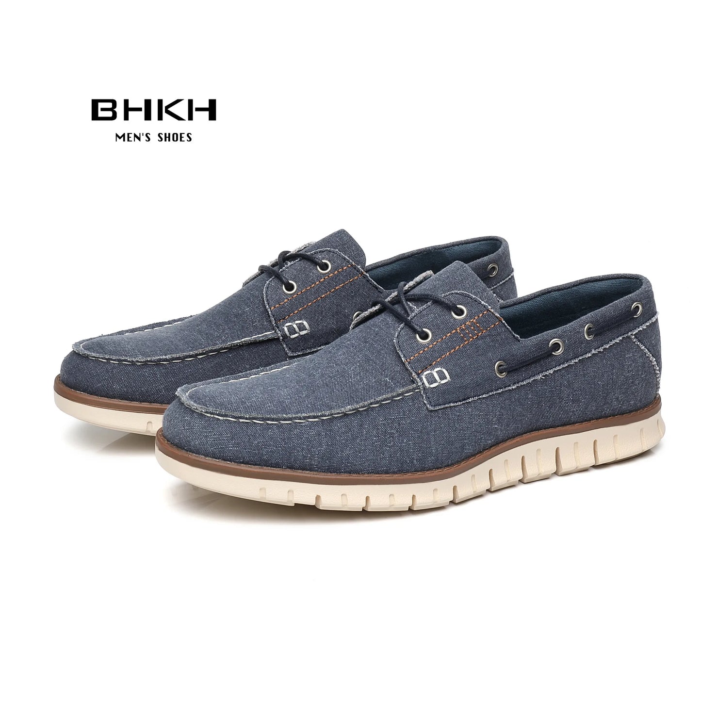 BHKH Men’s Canvas Loafers – Comfortable Smart-Casual Autumn Shoes