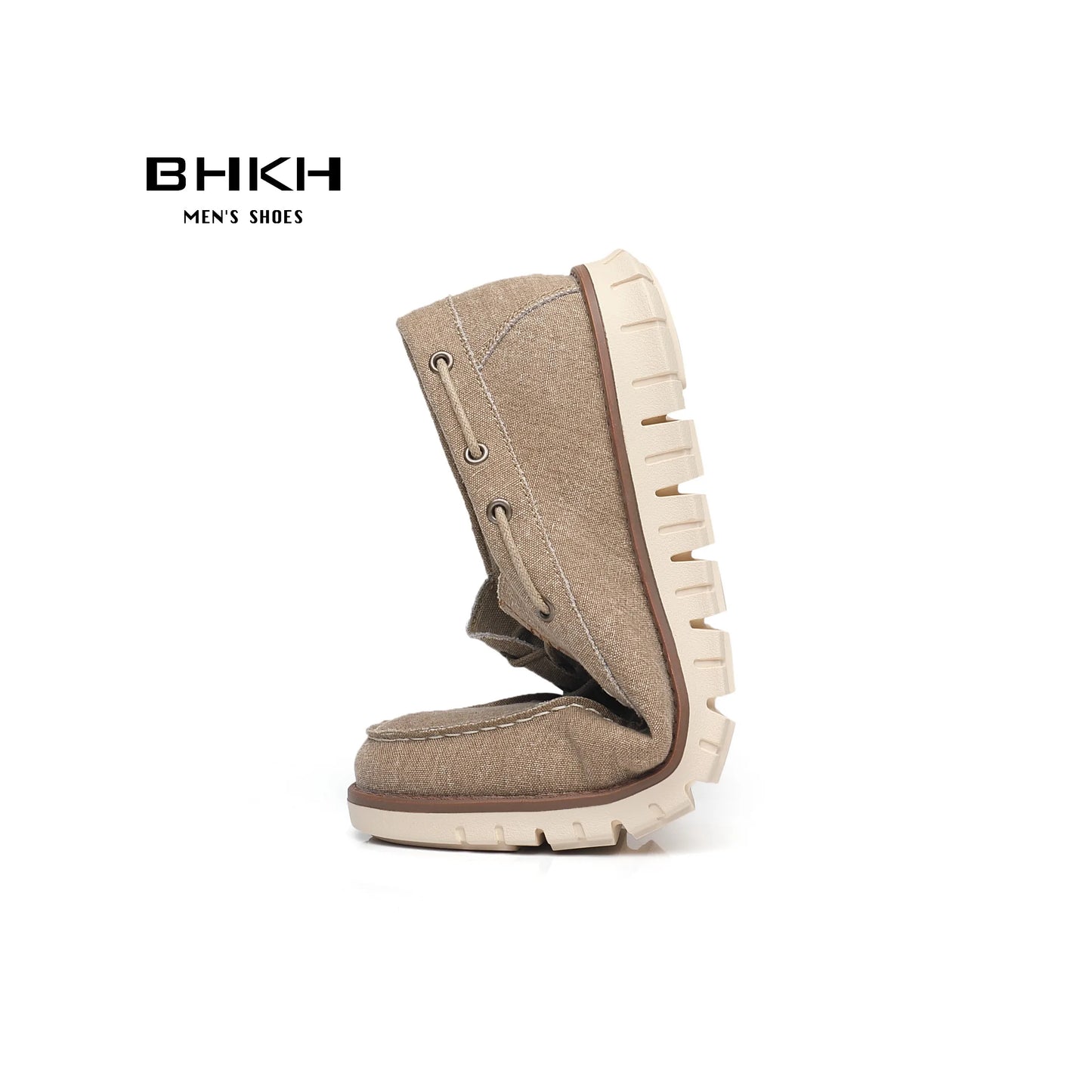 BHKH Men’s Canvas Loafers – Comfortable Smart-Casual Autumn Shoes