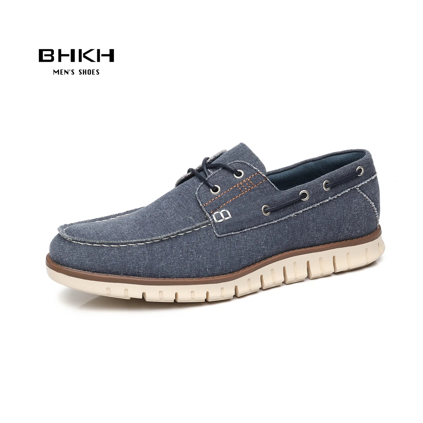 BHKH Men’s Canvas Loafers – Comfortable Smart-Casual Autumn Shoes