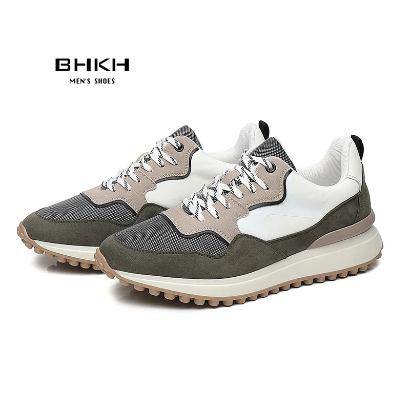 BHKH Men’s Casual Sneakers – Breathable for Walking