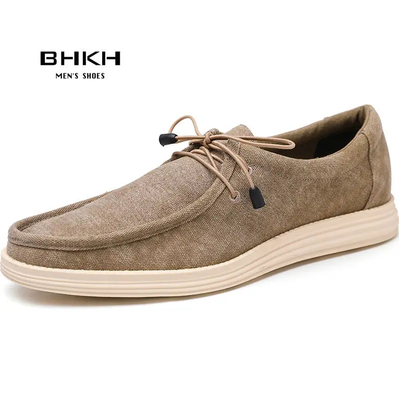 BHKH Men’s Suede Loafers – Comfortable Spring & Summer Casual Shoes
