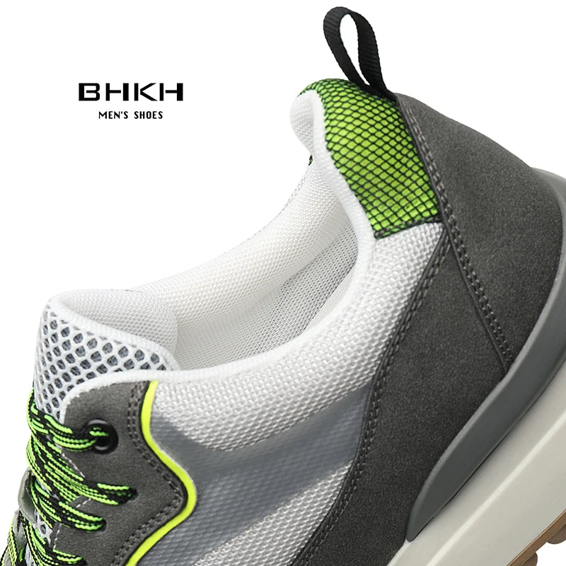 BHKH Men’s Casual Sneakers – Breathable for Walking
