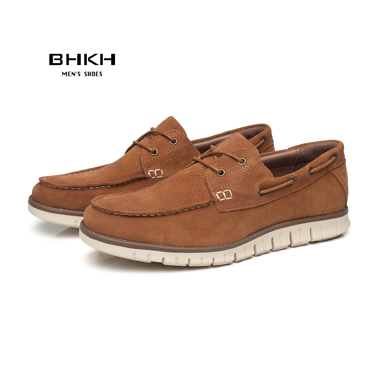 BHKH Men’s Leather Loafers – Smart-Casual Autumn Office Shoes
