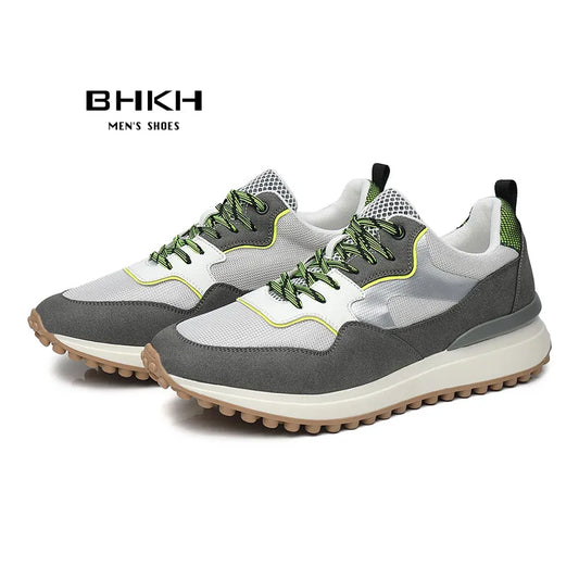 BHKH Men’s Casual Sneakers – Breathable for Walking