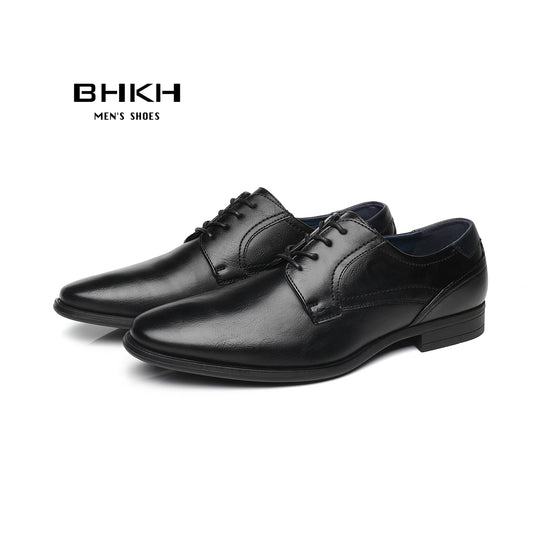 BHKH Men’s Casual Lace-Up Shoes – Classic Style for Everyday Wear