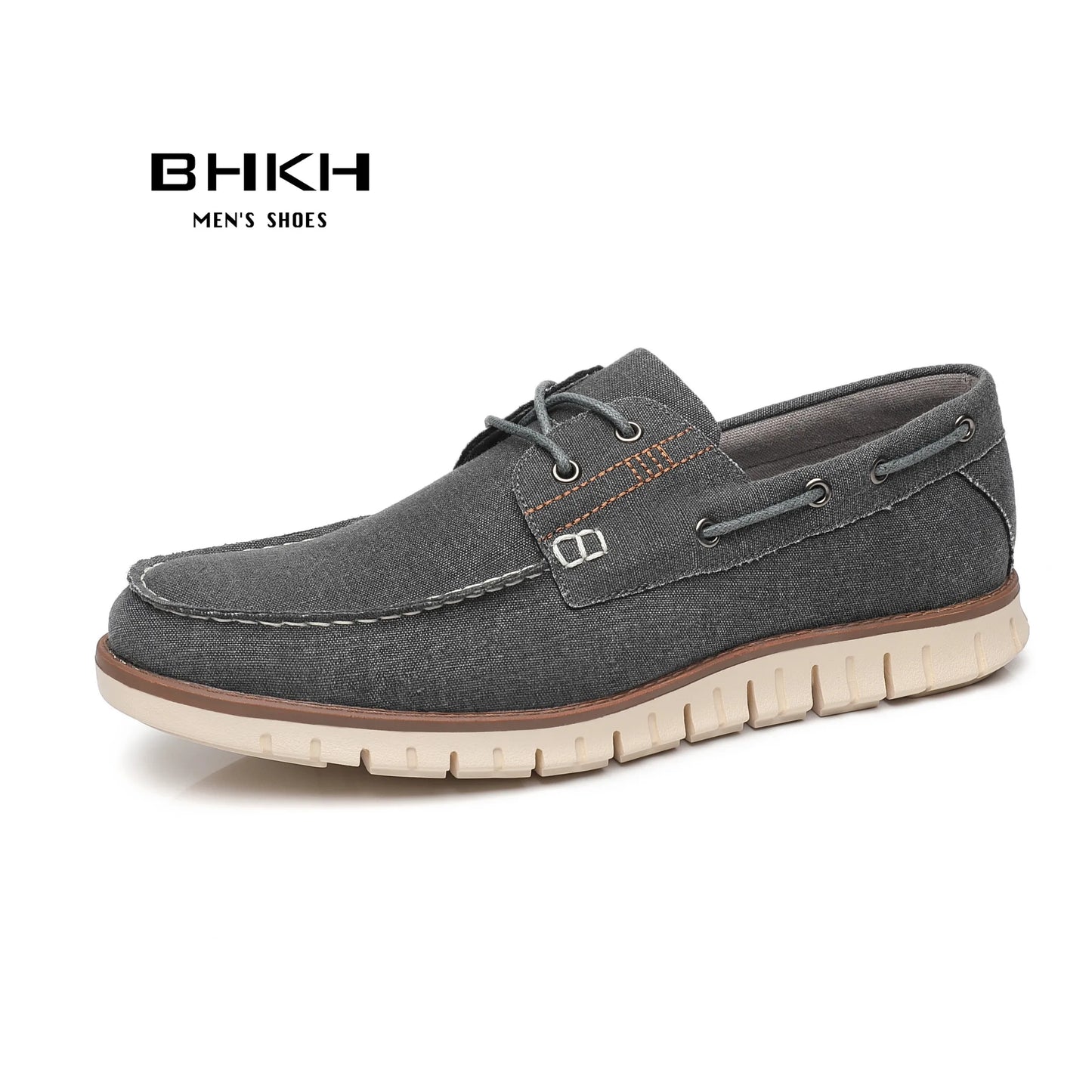 BHKH Men’s Canvas Loafers – Comfortable Smart-Casual Autumn Shoes