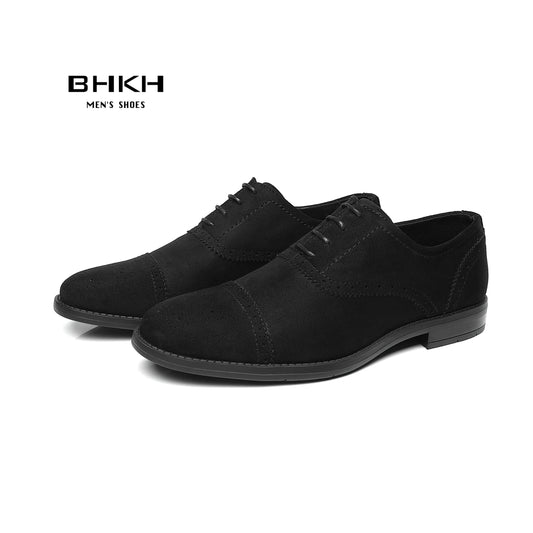 BHKH Men’s Formal Dress Shoes – Classic Comfort for Office & Weddings