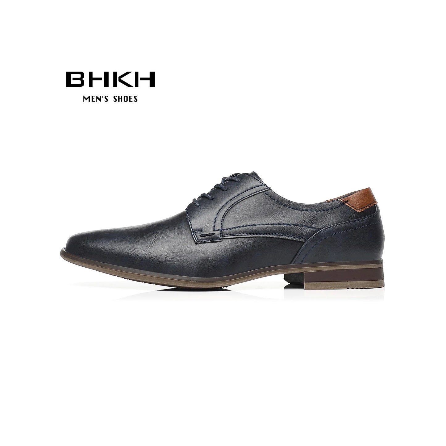 BHKH Men’s Casual Lace-Up Shoes – Classic Style for Everyday Wear
