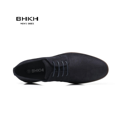 BHKH Men’s Casual Lace-Up Shoes – Everyday Comfort & Autumn Style