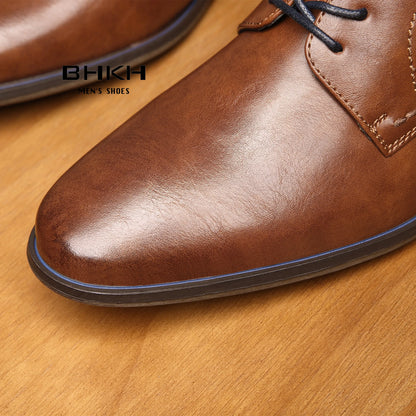 BHKH Men’s Casual Lace-Up Shoes – Classic Style for Everyday Wear