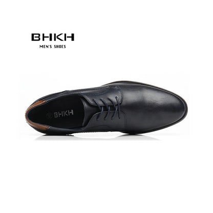 BHKH Men’s Casual Lace-Up Shoes – Classic Style for Everyday Wear