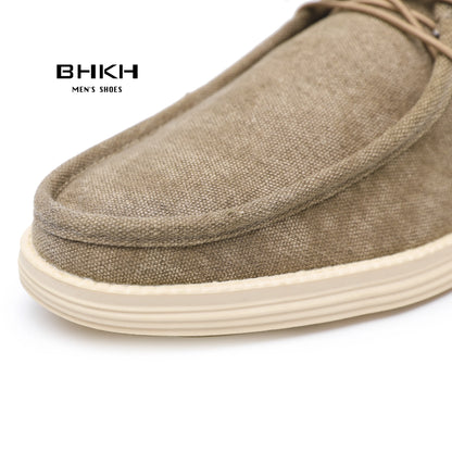 BHKH Men’s Suede Loafers – Comfortable Spring & Summer Casual Shoes