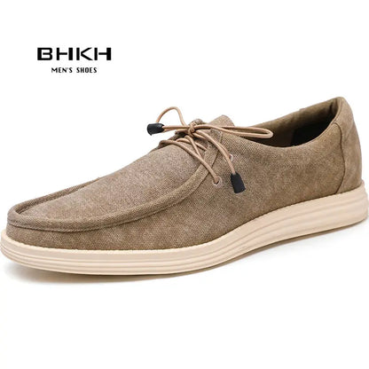 BHKH Men’s Suede Loafers – Comfortable Spring & Summer Casual Shoes