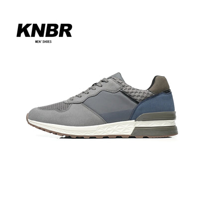 BHKH Men’s Leather Sneakers – Comfortable for Walking